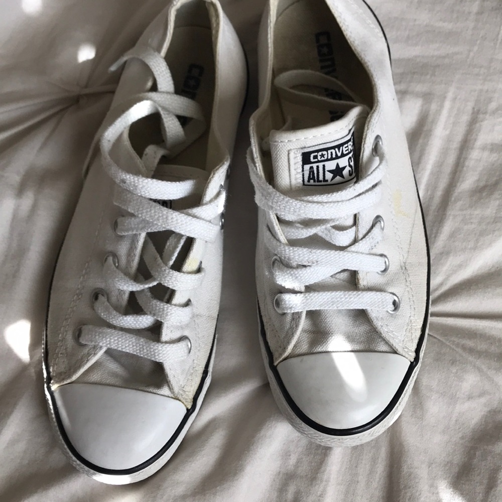 Converse white sneakers